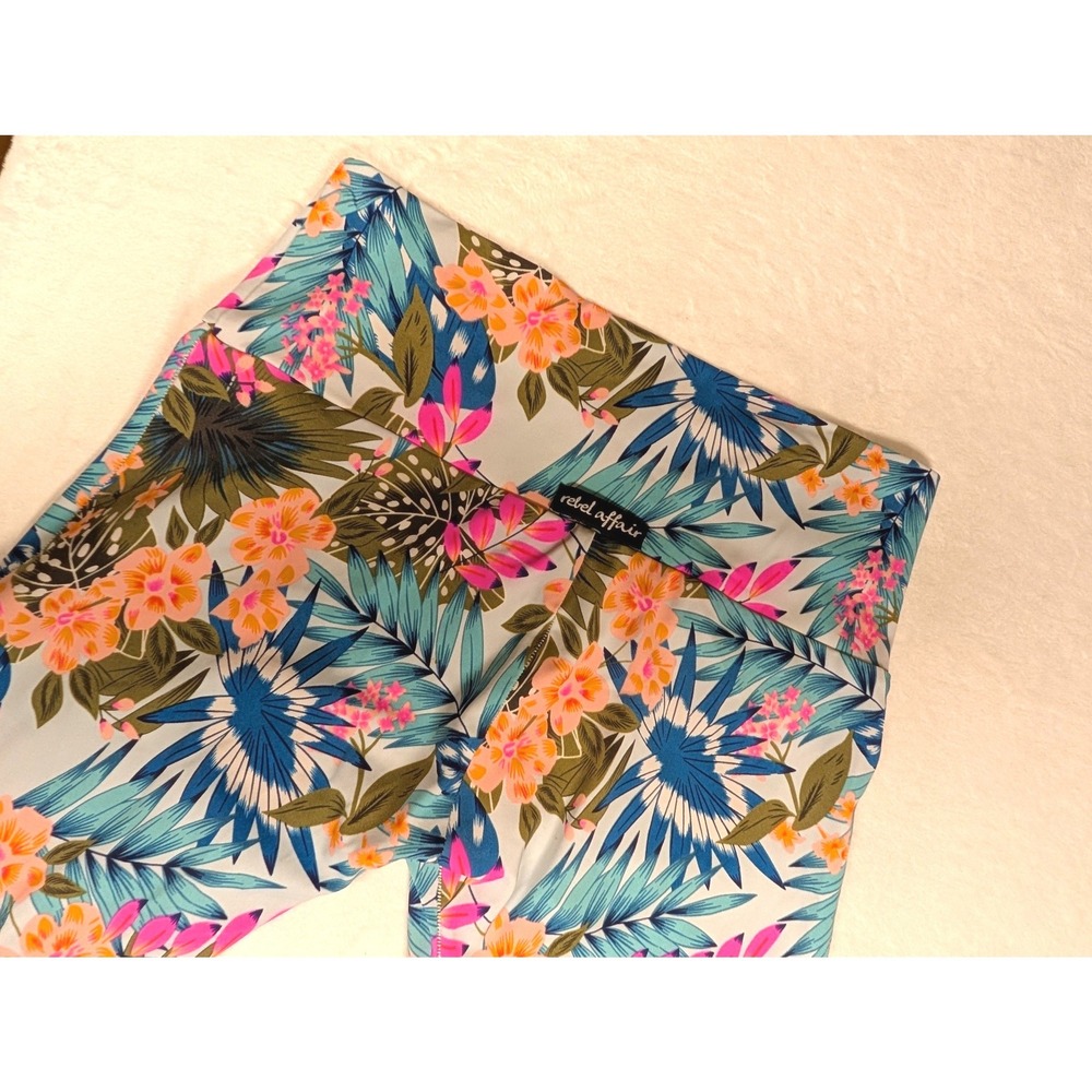 Rebel Affair Leggings Yoga Gym Bundle Lot 2 Size 1 Small Peacock Bold High Rise - Picture 3 of 16